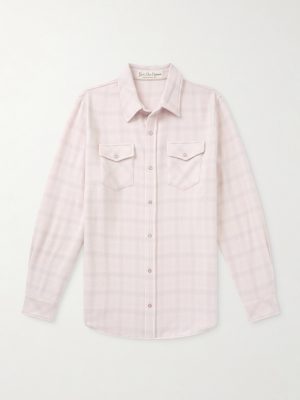 Clarity Ombre Checked Cashmere Shirt