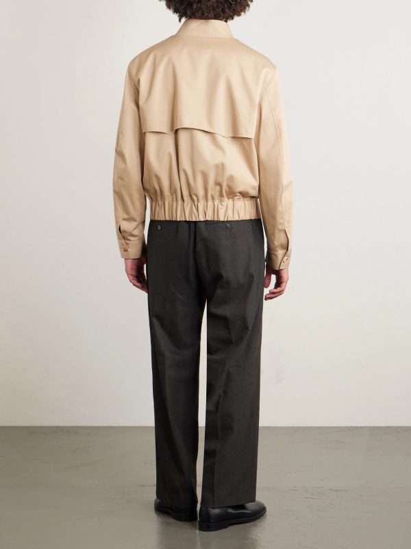 Cotton-Twill Harrington Jacket - BK Cotton-Twill Harrington Jacket - BK
