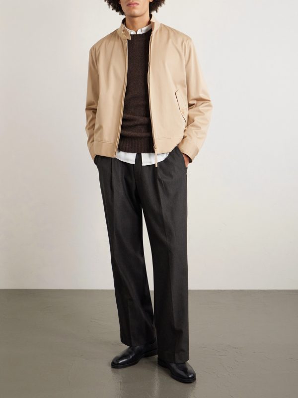 Cotton-Twill Harrington Jacket - OU Cotton-Twill Harrington Jacket - OU