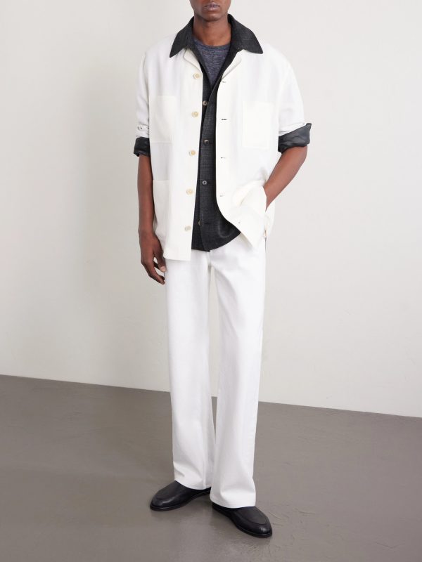 Drew Wool and Silk-Blend Overshirt - OU Drew Wool and Silk-Blend Overshirt - OU