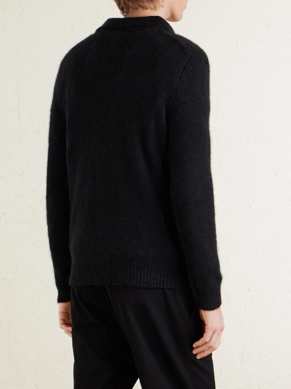 Aled Cashmere Polo Shirt - BK
