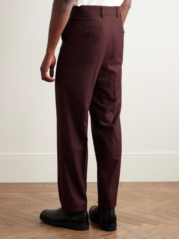 Harold Slim-Fit Straight-Leg Wool and Cashmere-Blend Twill Suit Trousers - BK Harold Slim-Fit Straight-Leg Wool and Cashmere-Blend Twill Suit Trousers - BK