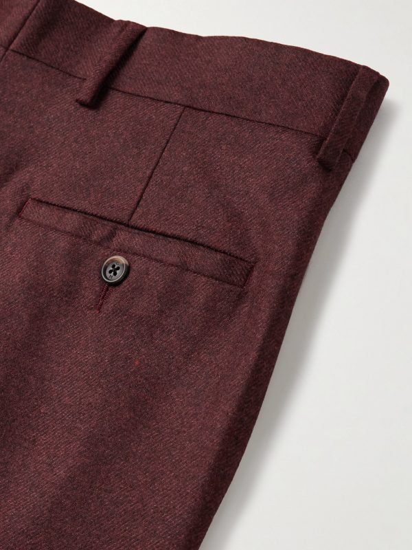 Harold Slim-Fit Straight-Leg Wool and Cashmere-Blend Twill Suit Trousers - CU Harold Slim-Fit Straight-Leg Wool and Cashmere-Blend Twill Suit Trousers - CU
