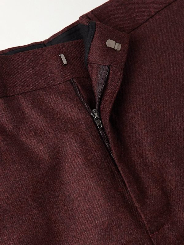 Harold Slim-Fit Straight-Leg Wool and Cashmere-Blend Twill Suit Trousers - E1 Harold Slim-Fit Straight-Leg Wool and Cashmere-Blend Twill Suit Trousers - E1