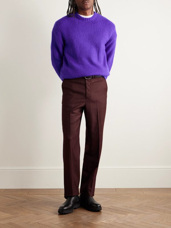 Harold Slim-Fit Straight-Leg Wool and Cashmere-Blend Twill Suit Trousers - OU Harold Slim-Fit Straight-Leg Wool and Cashmere-Blend Twill Suit Trousers - OU