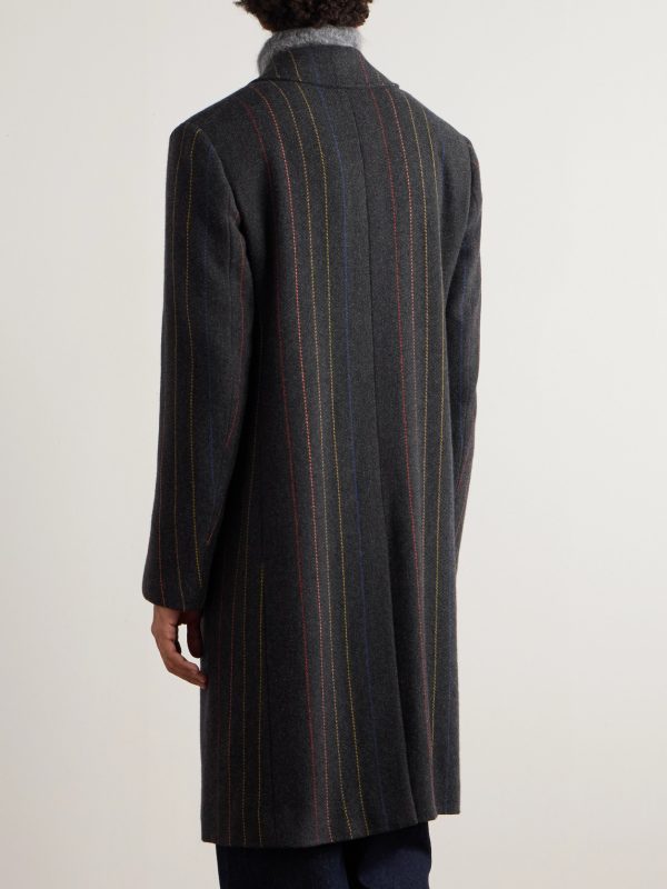 Blake Embroidered Cashmere and Wool-Blend Car Coat - BK