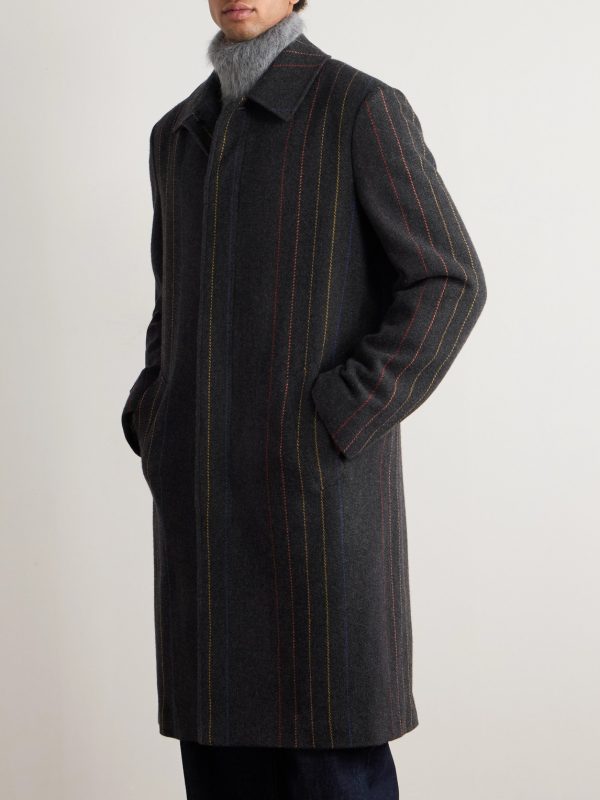 Blake Embroidered Cashmere and Wool-Blend Car Coat - FR