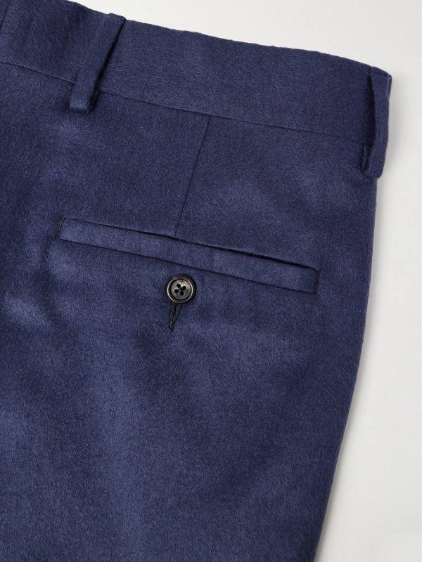 Harold Straight-Leg Brushed Silk-Felt Suit Trousers - CU Harold Straight-Leg Brushed Silk-Felt Suit Trousers - CU