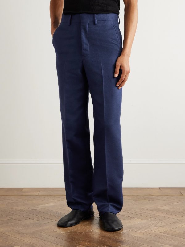 Harold Straight-Leg Brushed Silk-Felt Suit Trousers - FR Harold Straight-Leg Brushed Silk-Felt Suit Trousers - FR