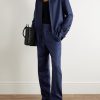Harold Straight-Leg Brushed Silk-Felt Suit Trousers - OU Harold Straight-Leg Brushed Silk-Felt Suit Trousers - OU