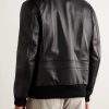 Grant Shearling-Trimmed Leather Aviator Jacket - BK Grant Shearling-Trimmed Leather Aviator Jacket - BK