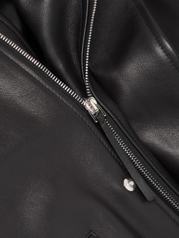 Grant Shearling-Trimmed Leather Aviator Jacket - CU Grant Shearling-Trimmed Leather Aviator Jacket - CU