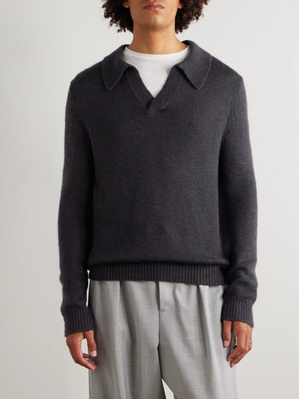 Aled Cashmere Polo Shirt - FR Aled Cashmere Polo Shirt - FR