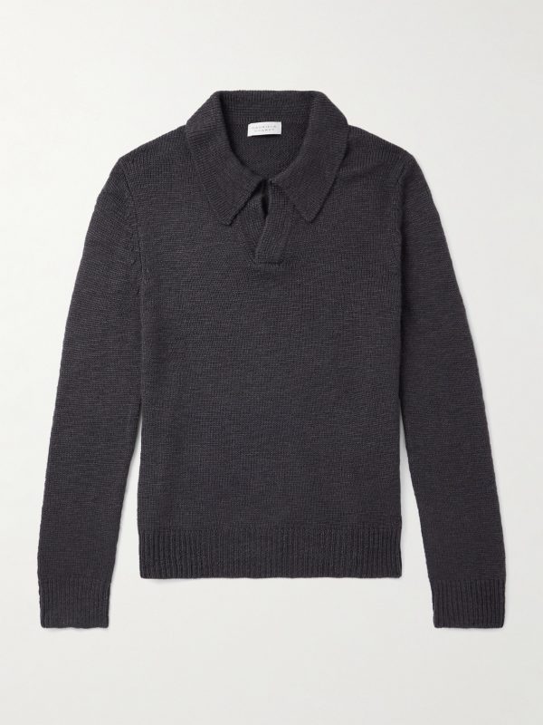 Aled Cashmere Polo Shirt Aled Cashmere Polo Shirt