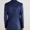 Irving Slim-Fit Silk-Felt Blazer - BK Irving Slim-Fit Silk-Felt Blazer - BK
