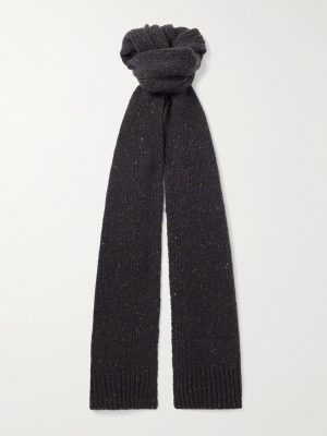 Folkstone Ribbed Cashmere Scarf