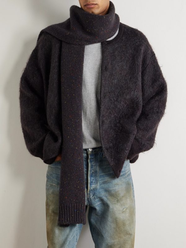Folkstone Ribbed Cashmere Scarf - OU Folkstone Ribbed Cashmere Scarf - OU