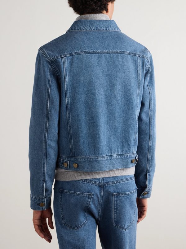 Barry Slim-Fit Denim Trucker Jacket - BK