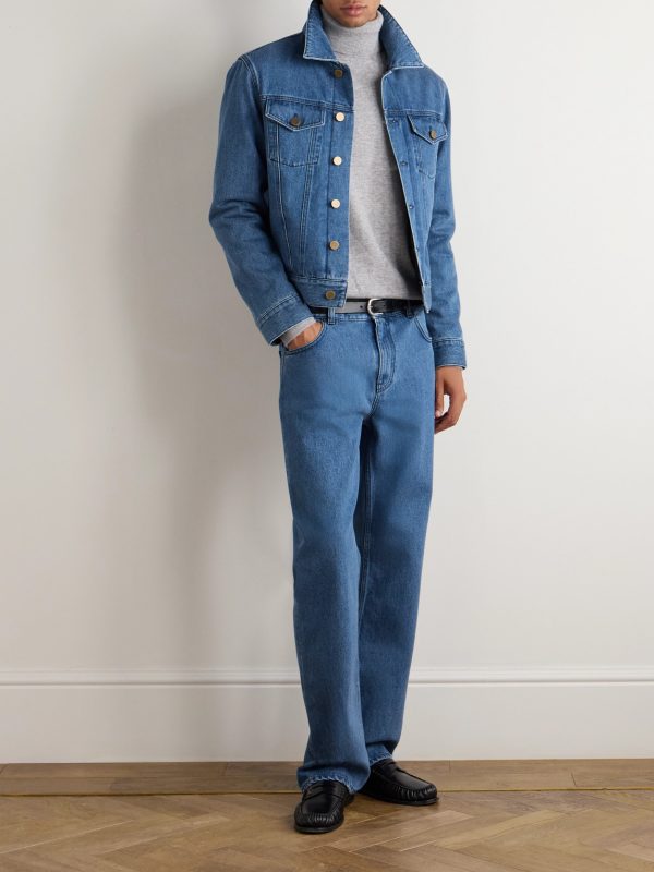 Barry Slim-Fit Denim Trucker Jacket - OU