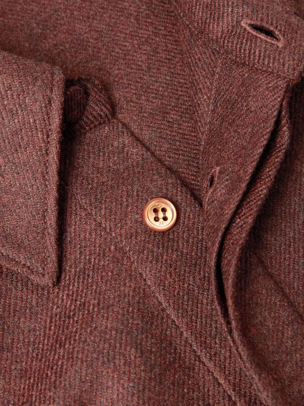 Abbe Wool and Cashmere-Blend Twill Shirt - CU Abbe Wool and Cashmere-Blend Twill Shirt - CU