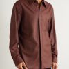 Abbe Wool and Cashmere-Blend Twill Shirt - FR Abbe Wool and Cashmere-Blend Twill Shirt - FR