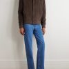 Greg Slim-Fit Padded Suede Bomber Jacket - OU