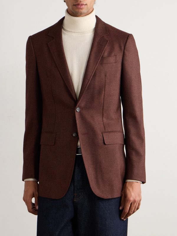 Irving Wool and Cashmere-Blend Flannel Suit Jacket - FR Irving Wool and Cashmere-Blend Flannel Suit Jacket - FR