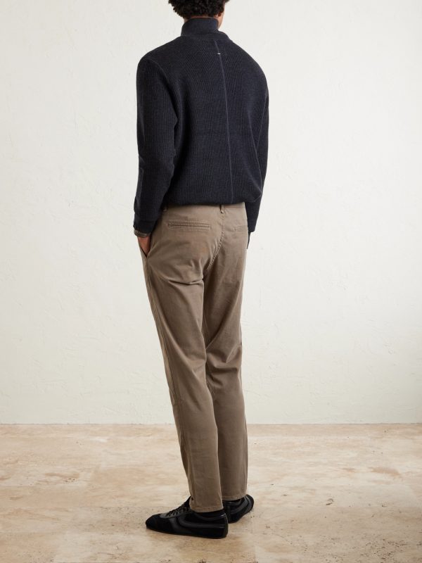 Fit 2 Slim-Fit Stretch-Cotton Twill Chinos - BK Fit 2 Slim-Fit Stretch-Cotton Twill Chinos - BK