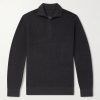 Joel Wool and Lyocell-Blend Half-Zip Sweater Joel Wool and Lyocell-Blend Half-Zip Sweater