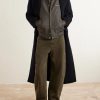 Jeremy Checked Wool and Leather Blouson Jacket - OU Jeremy Checked Wool and Leather Blouson Jacket - OU