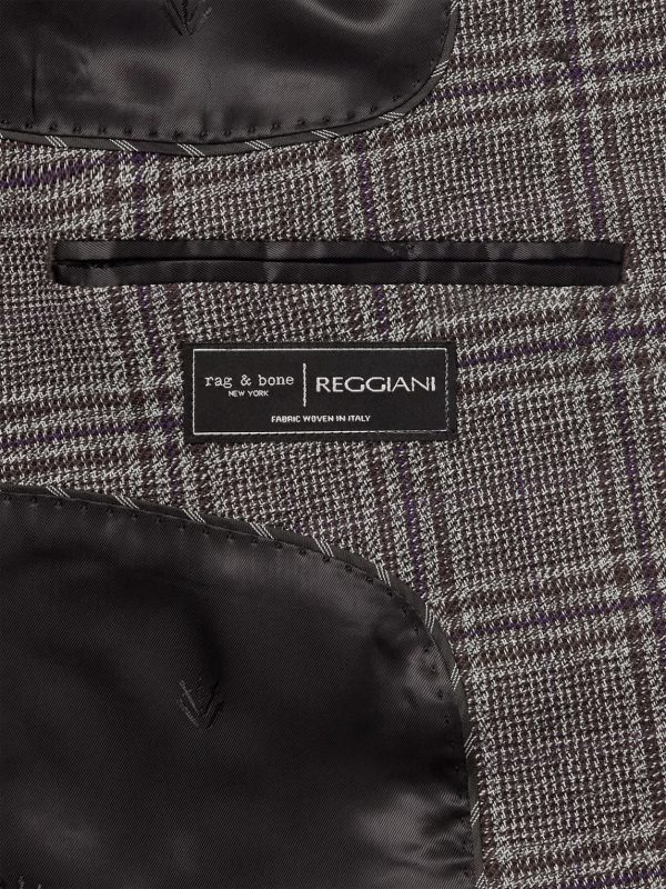 Butler Checked Wool Blazer - E1 Butler Checked Wool Blazer - E1