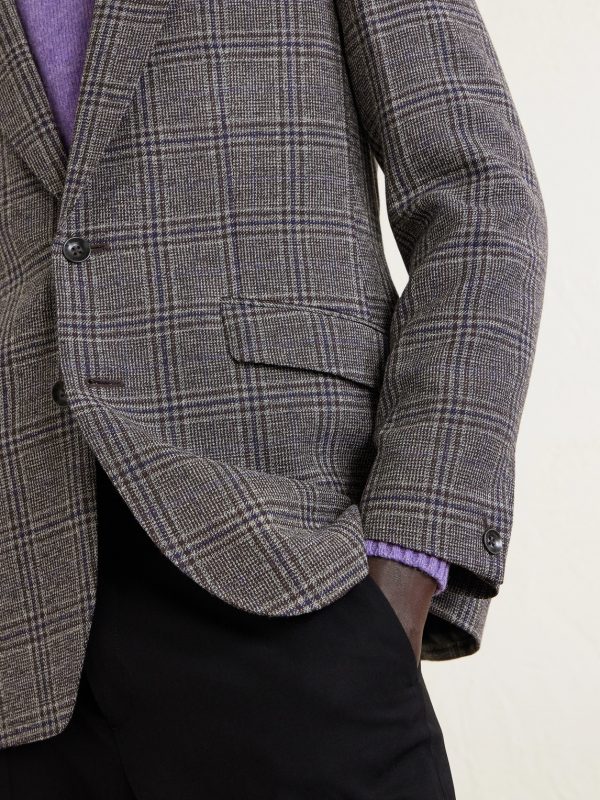 Butler Checked Wool Blazer - E2 Butler Checked Wool Blazer - E2