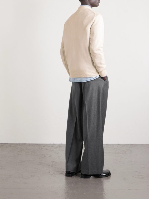 Declan Cashmere Polo Sweater - BK Declan Cashmere Polo Sweater - BK
