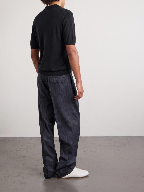Slim-Fit Downing Cashmere Polo Shirt - BK Slim-Fit Downing Cashmere Polo Shirt - BK