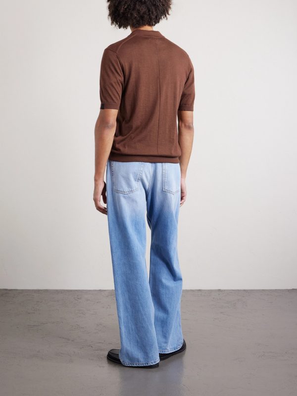 Downing Cashmere Polo Shirt - BK Downing Cashmere Polo Shirt - BK