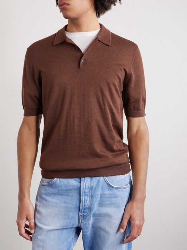 Downing Cashmere Polo Shirt - FR Downing Cashmere Polo Shirt - FR