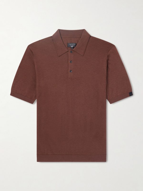 Downing Cashmere Polo Shirt Downing Cashmere Polo Shirt