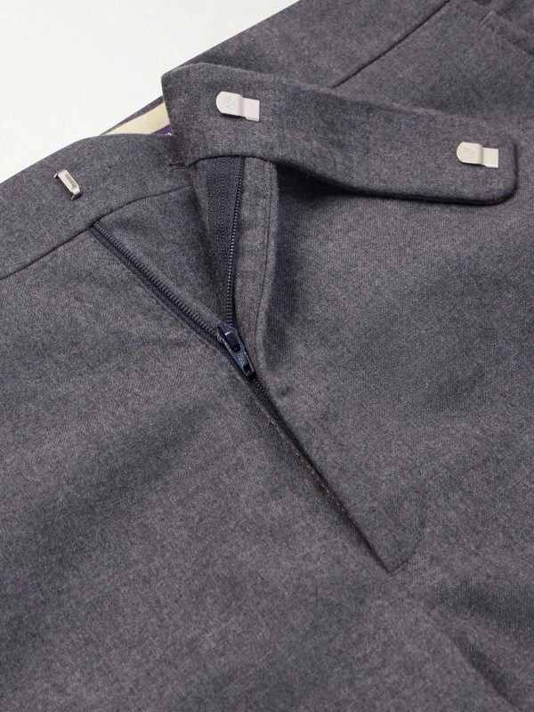 Gregory Straight-Leg Wool-Flannel Trousers - E1 Gregory Straight-Leg Wool-Flannel Trousers - E1
