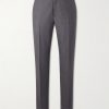 Gregory Straight-Leg Wool-Flannel Trousers Gregory Straight-Leg Wool-Flannel Trousers
