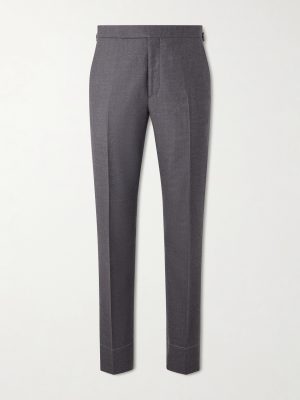 Gregory Straight-Leg Wool-Flannel Trousers