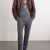 Gregory Straight-Leg Wool-Flannel Trousers - OU Gregory Straight-Leg Wool-Flannel Trousers - OU