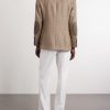 Kent Suede-Trimmed Checked Linen and Wool-Blend Blazer - BK Kent Suede-Trimmed Checked Linen and Wool-Blend Blazer - BK