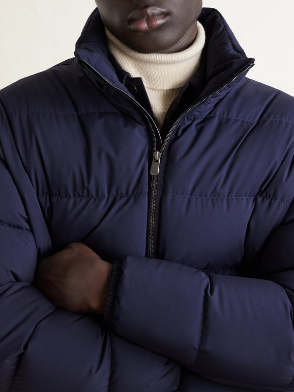 Quilted Shell Down Bomber Jacket - CU Quilted Shell Down Bomber Jacket - CU