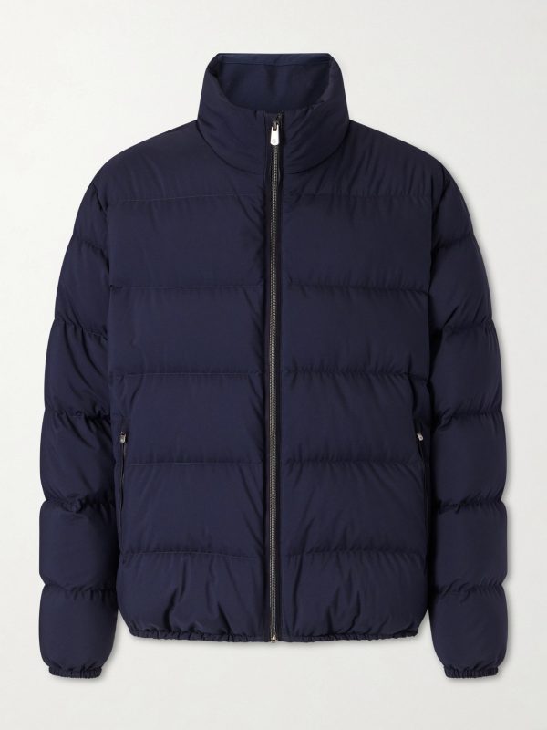 Quilted Shell Down Bomber Jacket Quilted Shell Down Bomber Jacket
