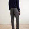 Straight-Leg Checked Camel Hair Suit Trousers - BK Straight-Leg Checked Camel Hair Suit Trousers - BK