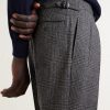 Straight-Leg Checked Camel Hair Suit Trousers - CU Straight-Leg Checked Camel Hair Suit Trousers - CU