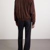 Suede Bomber Jacket - BK Suede Bomber Jacket - BK