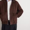 Suede Bomber Jacket - CU Suede Bomber Jacket - CU