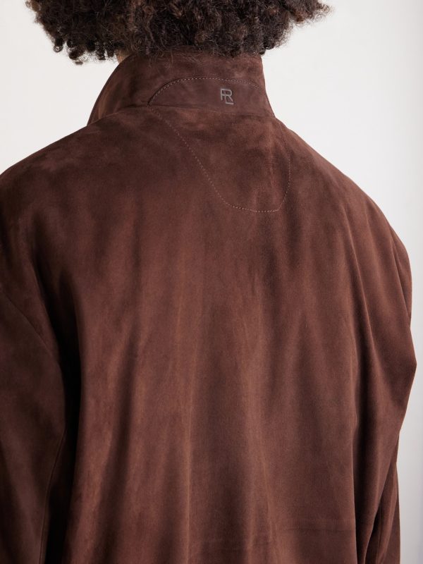 Suede Bomber Jacket - E1 Suede Bomber Jacket - E1