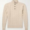 Cable-Knit Cashmere Sweater